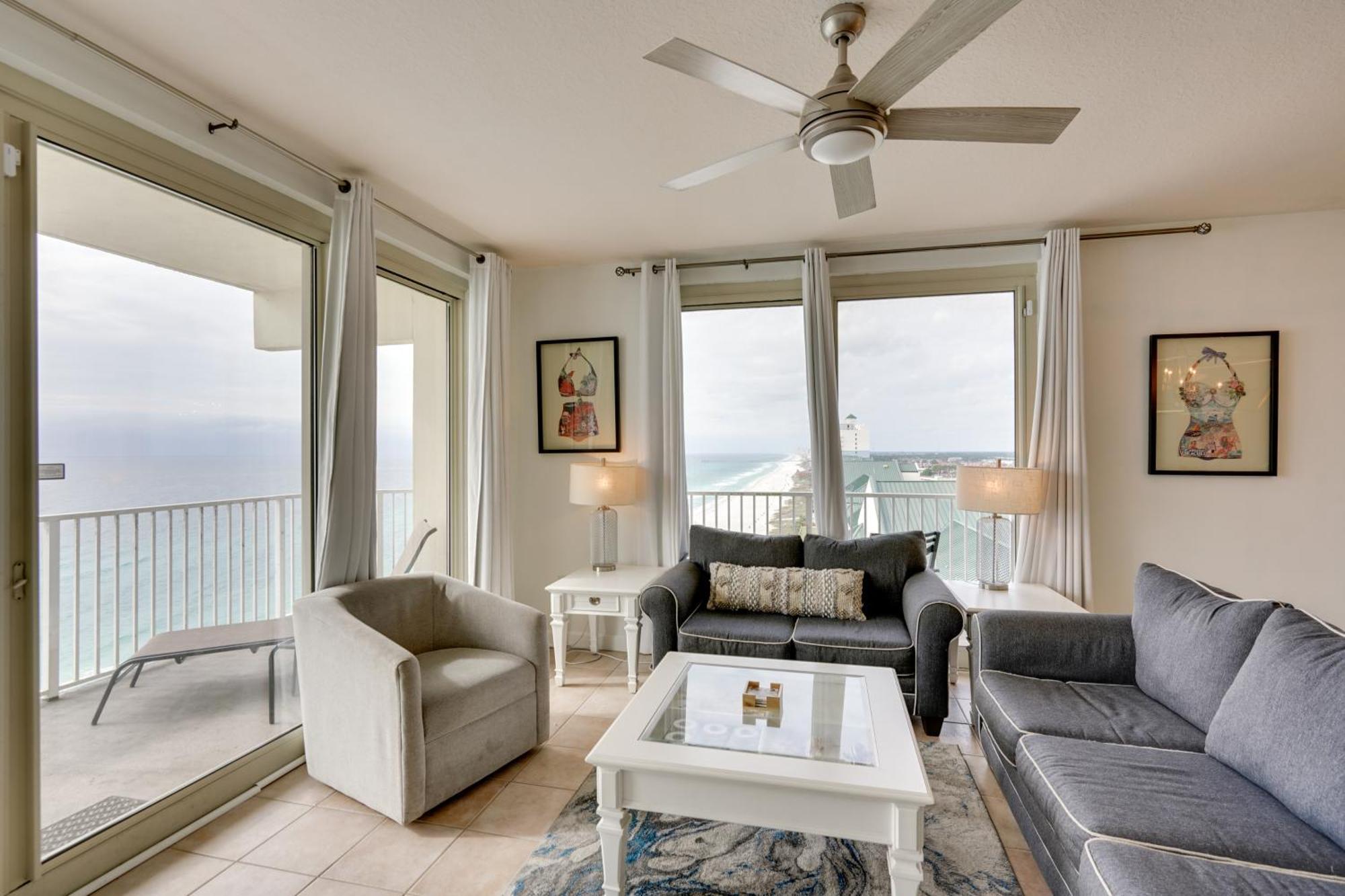 Beachfront Pcb Condo With Ocean View, Pool Access! Panama City Beach Kültér fotó